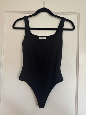 Babaton Black Scoop Neck Small One-Piece